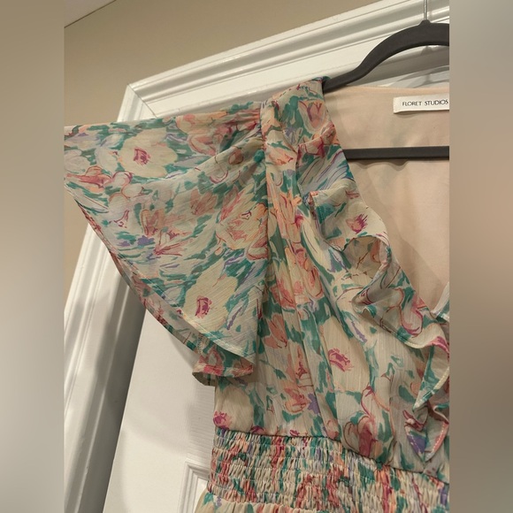 Floral Ruffle Maxi Dress - Picture 7 of 7